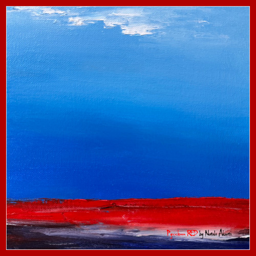 Платок-картина "Рассвет"