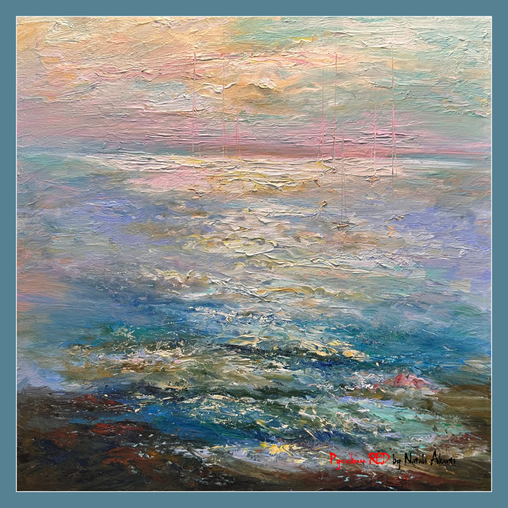 Платок-картина "Мозаика"